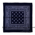 OEM produzieren maßgeschneiderte Logo bedruckte Werbe-Baumwoll Paisley Bandana Headwrap